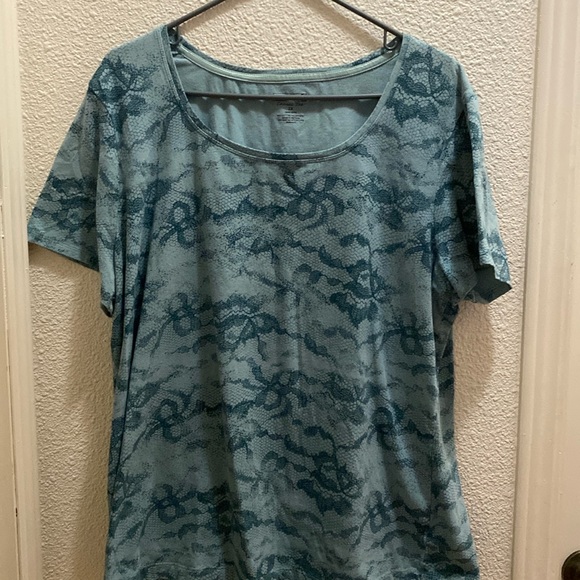 Willow Bay blue tee Size 2X - Picture 1 of 4